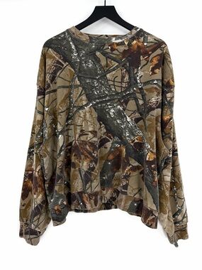 OUTFITTERS RIDGE Fusion 3.0 Crewneck Sweatshirt Camo Brown Green XXL